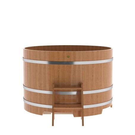 BentWood круглая из дуба (D=1,50 м.), h=1 м. Натуральная Премиум купель фото  фото - 4